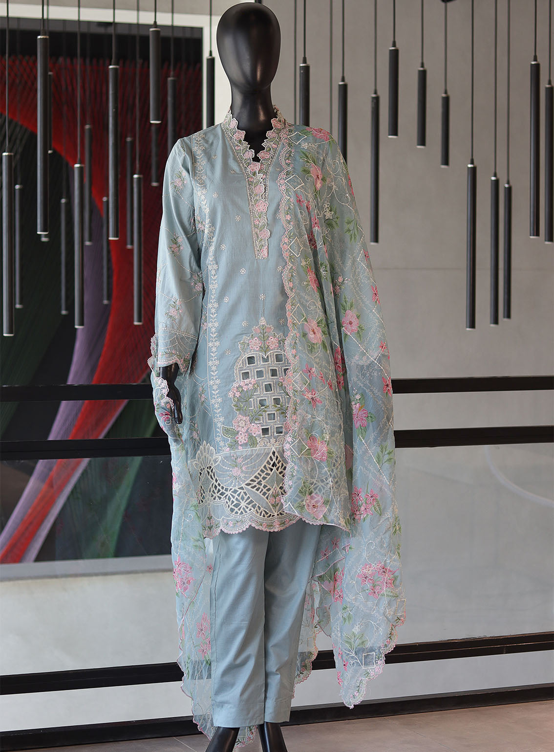 Bin Saeed Festive Digital Embroidered Lawn 3 Piece Stitched Suit - BS24FEL D-02 Bin Saeed Festive Digital Embroidered Lawn 3 Piece Stitched Suit - BS24FEL D-02