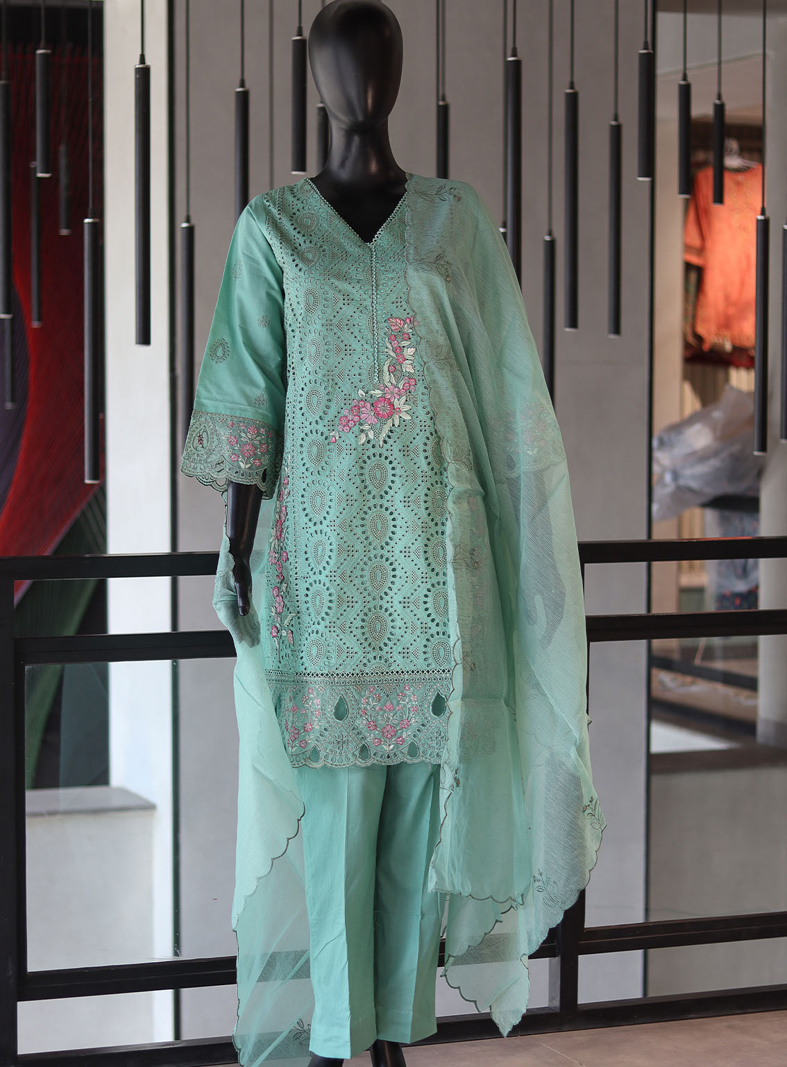 Bin Saeed Festive Digital Embroidered Lawn 3 Piece Stitched Suit - BS24FEL D-03 Bin Saeed Festive Digital Embroidered Lawn 3 Piece Stitched Suit - BS24FEL D-03