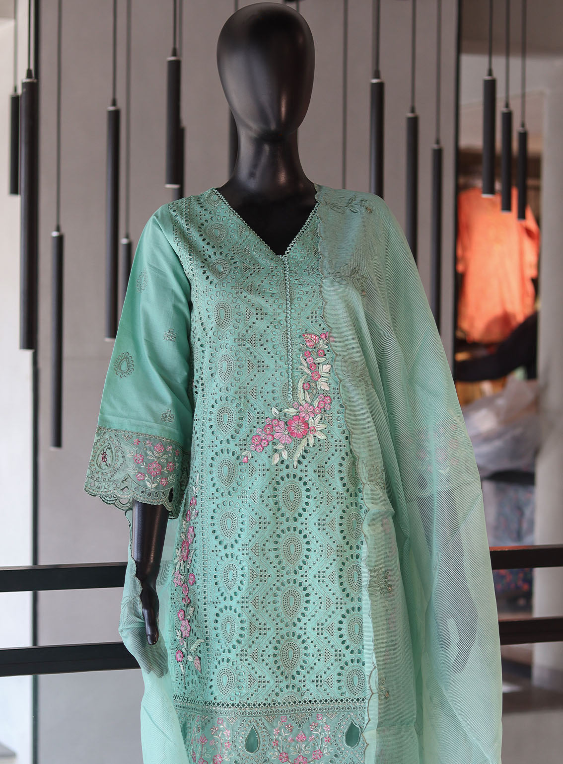 Bin Saeed Festive Digital Embroidered Lawn 3 Piece Stitched Suit - BS24FEL D-03 Bin Saeed Festive Digital Embroidered Lawn 3 Piece Stitched Suit - BS24FEL D-03