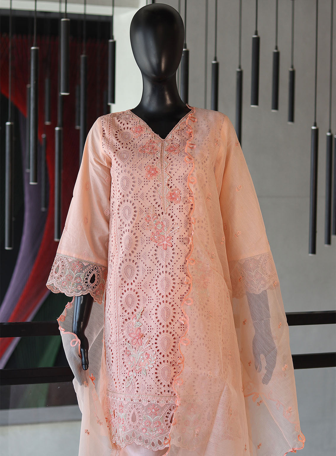 Bin Saeed Festive Digital Embroidered Lawn 3 Piece Stitched Suit - BS24FEL D-04 Bin Saeed Festive Digital Embroidered Lawn 3 Piece Stitched Suit - BS24FEL D-04
