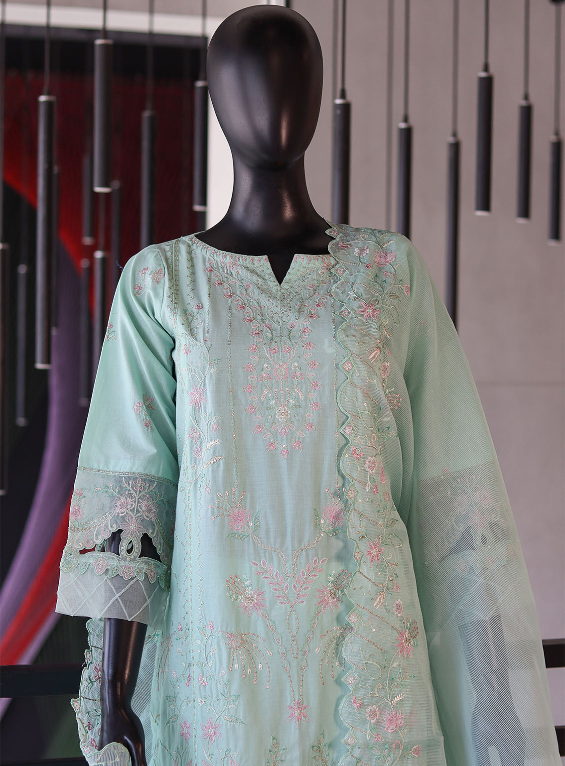 Bin Saeed Festive Digital Embroidered Lawn 3 Piece Stitched Suit - BS24FEL D-05 Bin Saeed Festive Digital Embroidered Lawn 3 Piece Stitched Suit - BS24FEL D-05