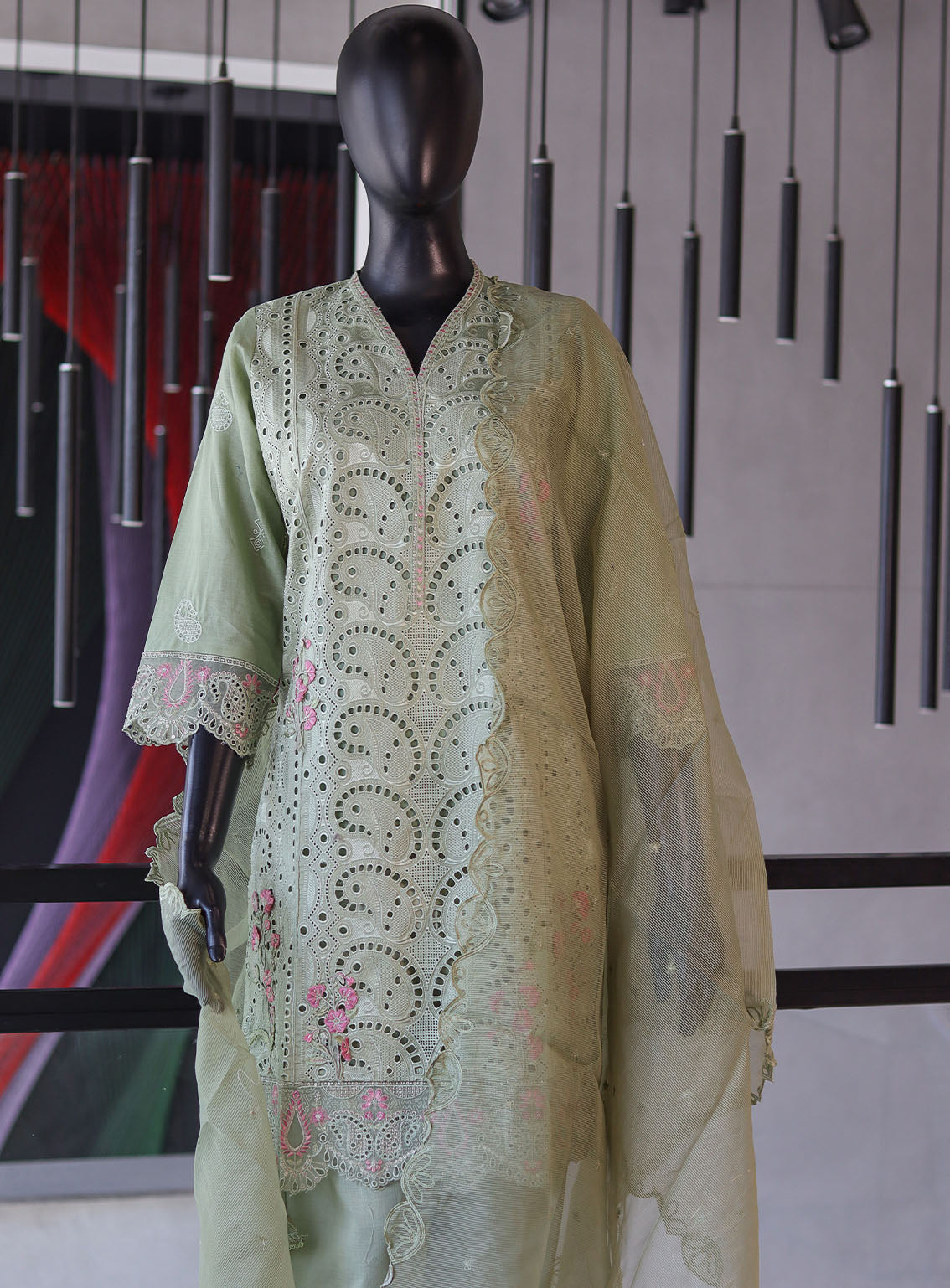 Bin Saeed Festive Digital Embroidered Lawn 3 Piece Stitched Suit - BS24FEL D-07 Bin Saeed Festive Digital Embroidered Lawn 3 Piece Stitched Suit - BS24FEL D-07