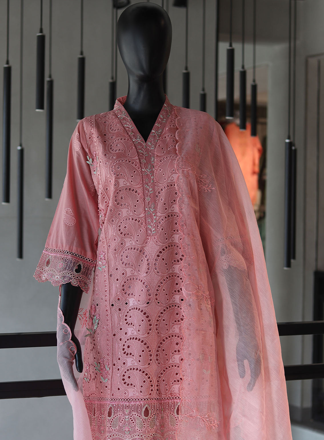 Bin Saeed Festive Digital Embroidered Lawn 3 Piece Stitched Suit - BS24FEL D-08 Bin Saeed Festive Digital Embroidered Lawn 3 Piece Stitched Suit - BS24FEL D-08