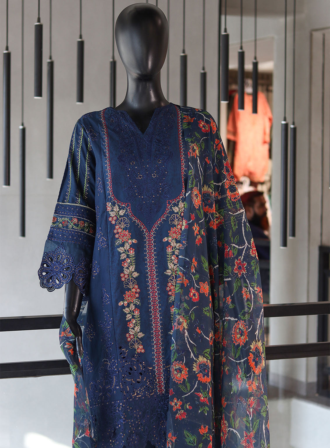 Bin Saeed Festive Digital Embroidered Lawn 3 Piece Stitched Suit - BS24FEL D-10 Bin Saeed Festive Digital Embroidered Lawn 3 Piece Stitched Suit - BS24FEL D-10