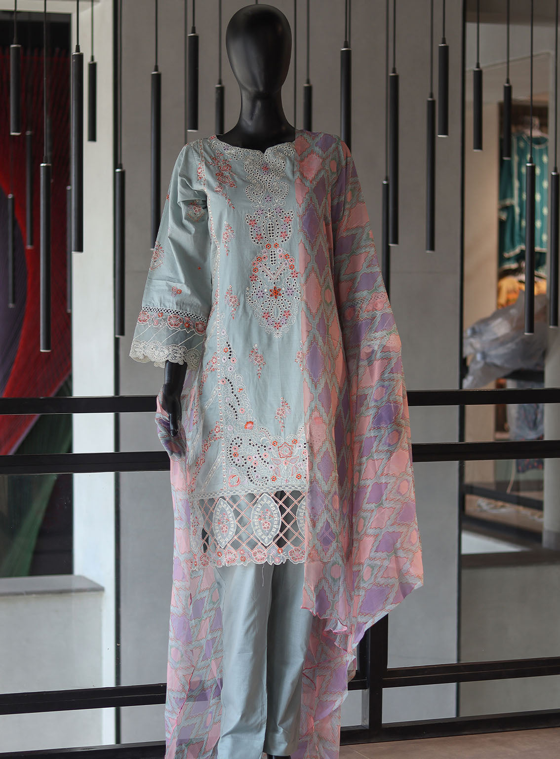 Bin Saeed Festive Digital Embroidered Lawn 3 Piece Stitched Suit - BS24FEL D-11 Bin Saeed Festive Digital Embroidered Lawn 3 Piece Stitched Suit - BS24FEL D-11