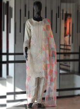 Bin Saeed Festive Digital Embroidered Lawn 3 Piece Stitched Suit - BS24FEL D-12