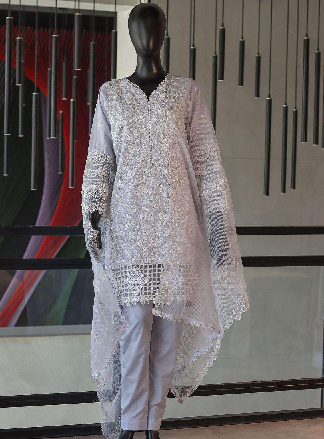 Bin Saeed Festive Digital Embroidered Lawn 3 Piece Stitched Suit - BS24FEL D-13 Bin Saeed Festive Digital Embroidered Lawn 3 Piece Stitched Suit - BS24FEL D-13