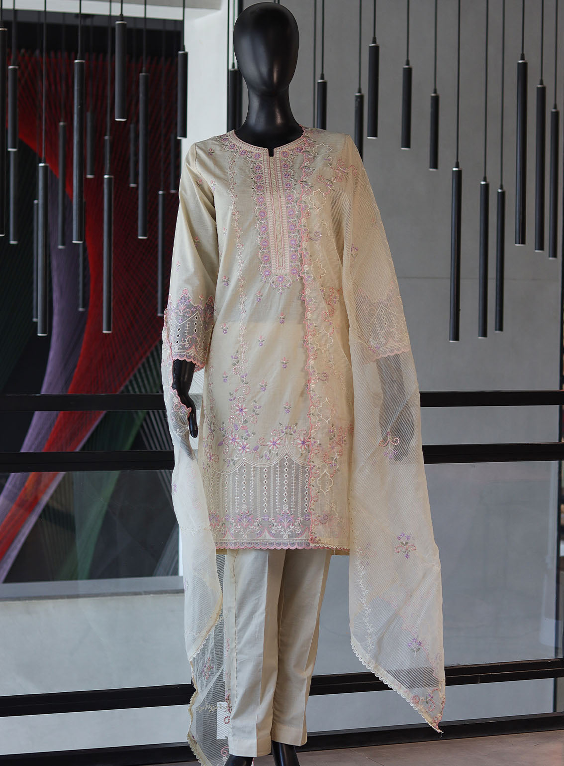 Bin Saeed Festive Digital Embroidered Lawn 3 Piece Stitched Suit - BS24FEL D-14 Bin Saeed Festive Digital Embroidered Lawn 3 Piece Stitched Suit - BS24FEL D-14
