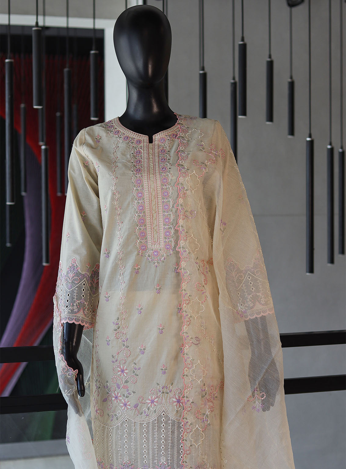 Bin Saeed Festive Digital Embroidered Lawn 3 Piece Stitched Suit - BS24FEL D-14 Bin Saeed Festive Digital Embroidered Lawn 3 Piece Stitched Suit - BS24FEL D-14