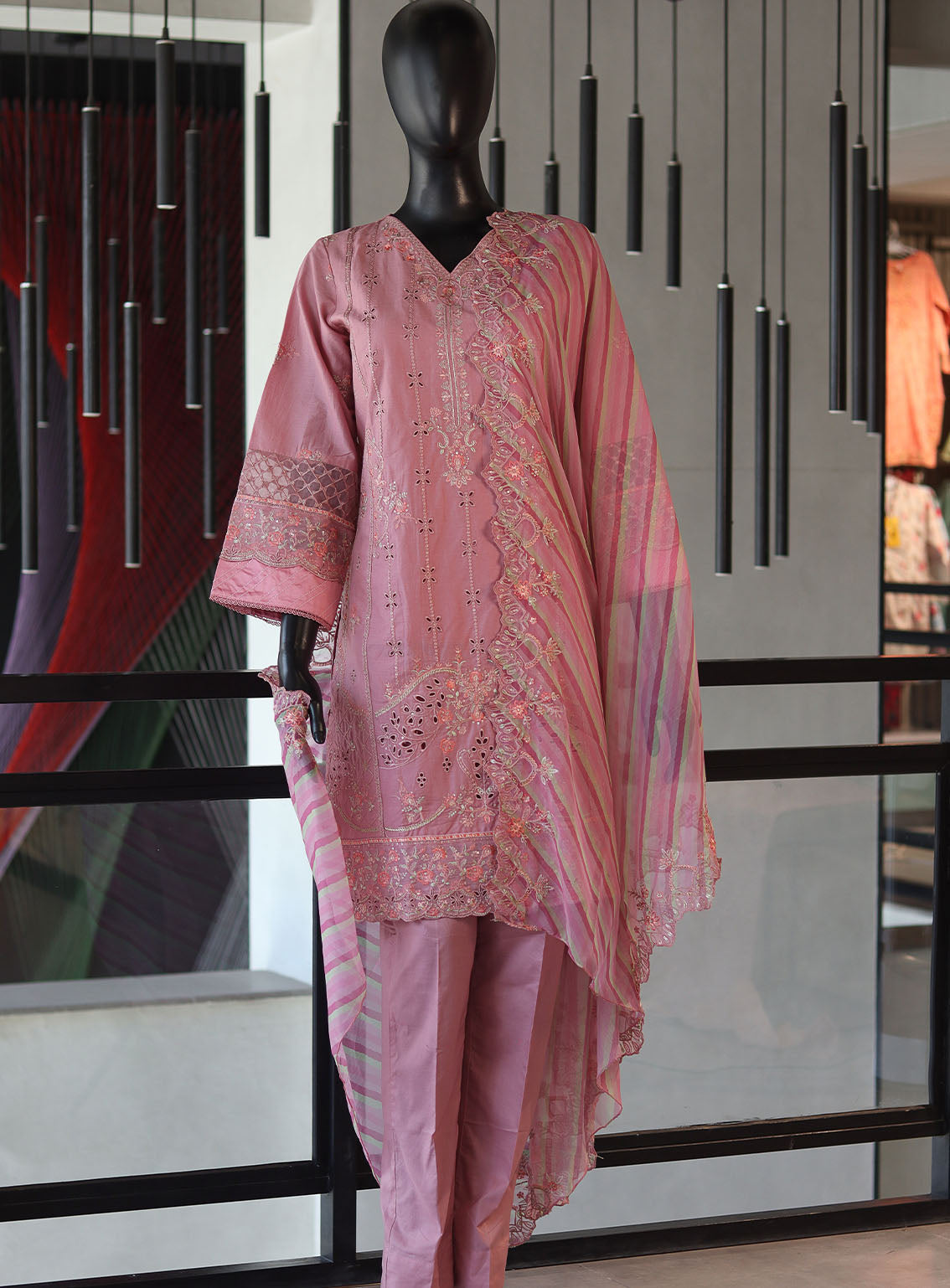 Bin Saeed Festive Digital Embroidered Lawn 3 Piece Stitched Suit - BS24FEL D-15 Bin Saeed Festive Digital Embroidered Lawn 3 Piece Stitched Suit - BS24FEL D-15