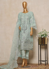 Bin Saeed Festive Embroidered Organza 3 Piece Stitched Suit BS24FOS-05