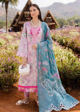 Bloom By Nureh Embroidered Lawn 3 Piece Unstitched Suit NU25EP BL-01