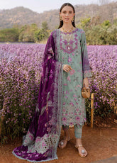 Bloom By Nureh Embroidered Lawn 3 Piece Unstitched Suit NU25EP BL-02
