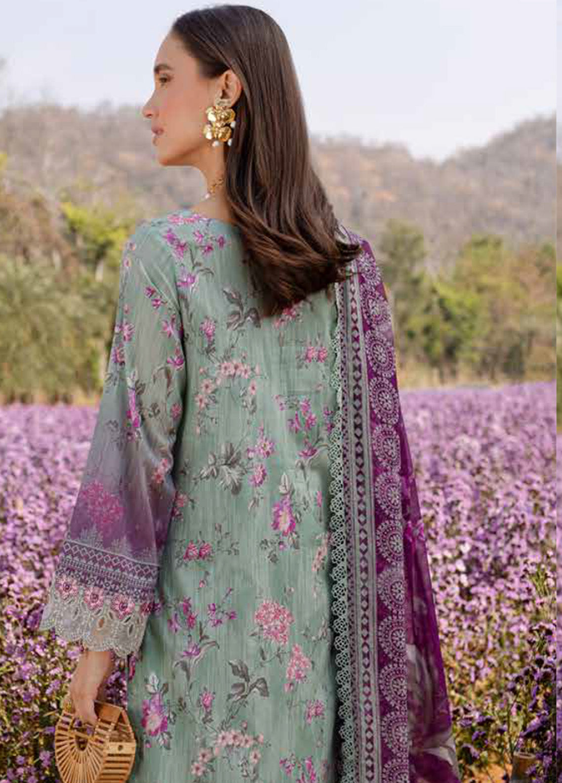 Bloom By Nureh Embroidered Lawn 3 Piece Unstitched Suit NU25EP BL-02 Bloom By Nureh Embroidered Lawn 3 Piece Unstitched Suit NU25EP BL-02