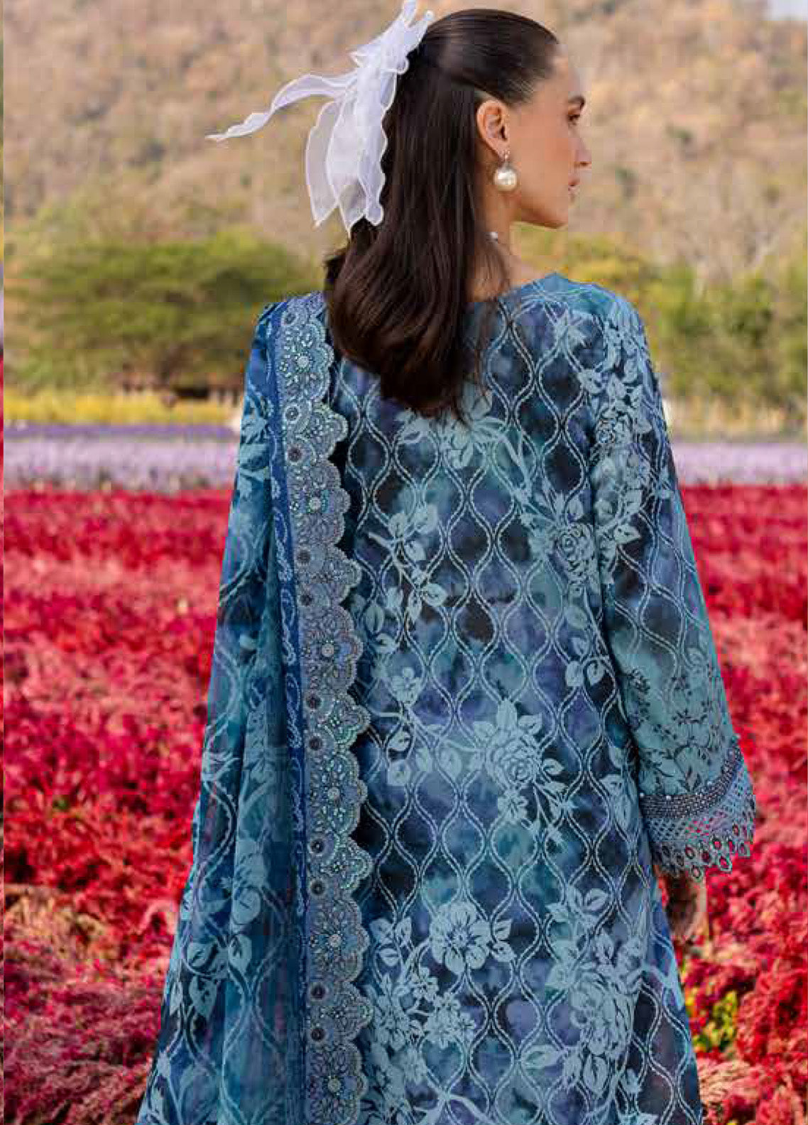 Bloom By Nureh Embroidered Lawn 3 Piece Unstitched Suit NU25EP BL-03 Bloom By Nureh Embroidered Lawn 3 Piece Unstitched Suit NU25EP BL-03