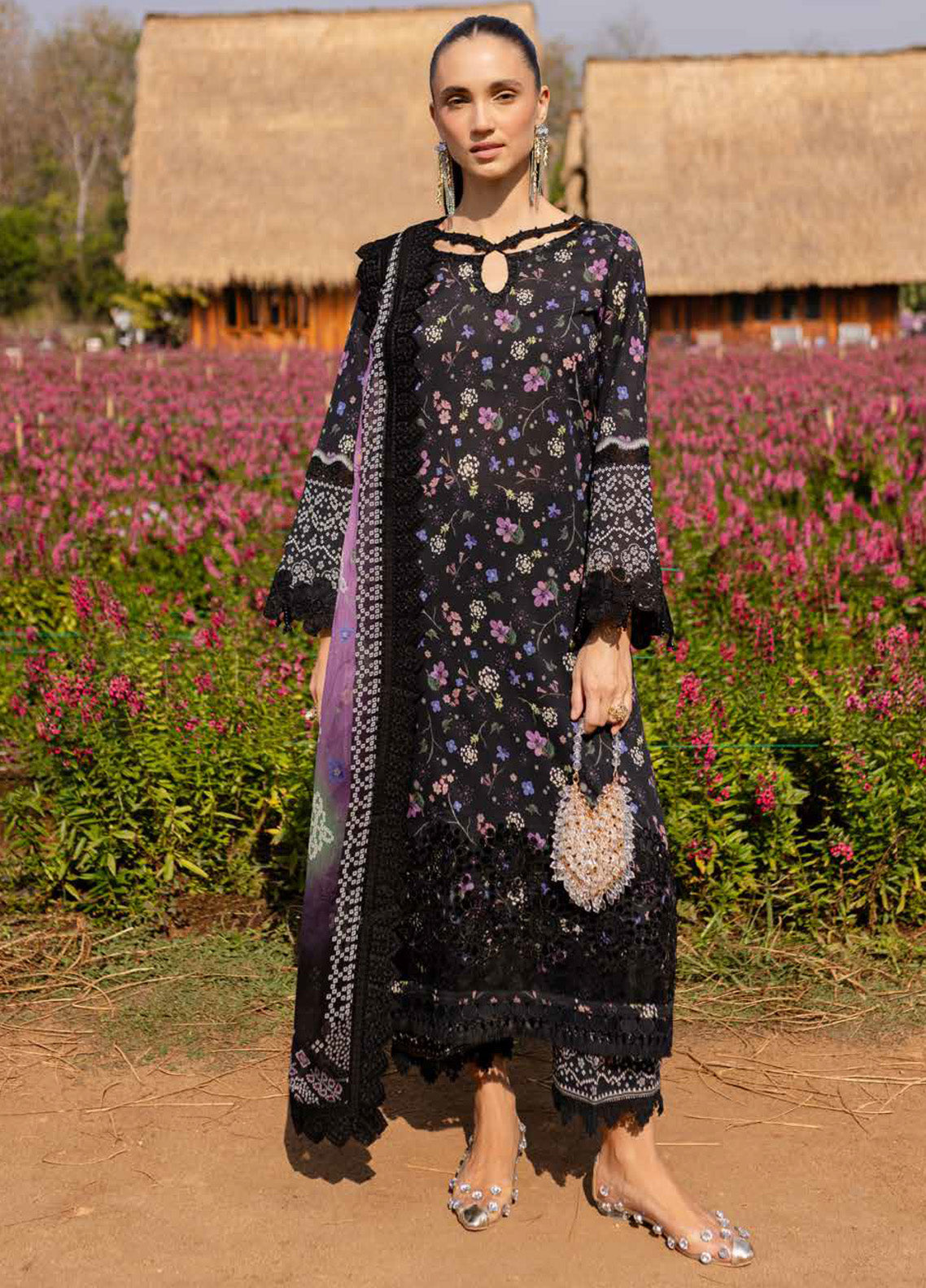 Bloom By Nureh Embroidered Lawn 3 Piece Unstitched Suit NU25EP BL-04 Bloom By Nureh Embroidered Lawn 3 Piece Unstitched Suit NU25EP BL-04