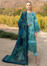 Bloom By Nureh Embroidered Lawn 3 Piece Unstitched Suit NU25EP BL-06