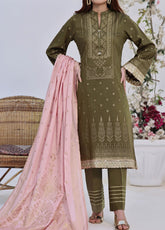 Broshia By VS Textile Printed Lawn 3 Piece Unstitched Suit VS24BPLV2 D-2305B