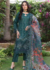 Bunai By Schick Embroidered Doriya Dobby Lawn 3 Piece Unstitched Suit SDH25BV2 DDL-01