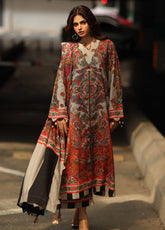 C-Prints By Charizma Printed Staple Linen 3 Piece Unstitched Suit CH25CPV2 D-CPW-12