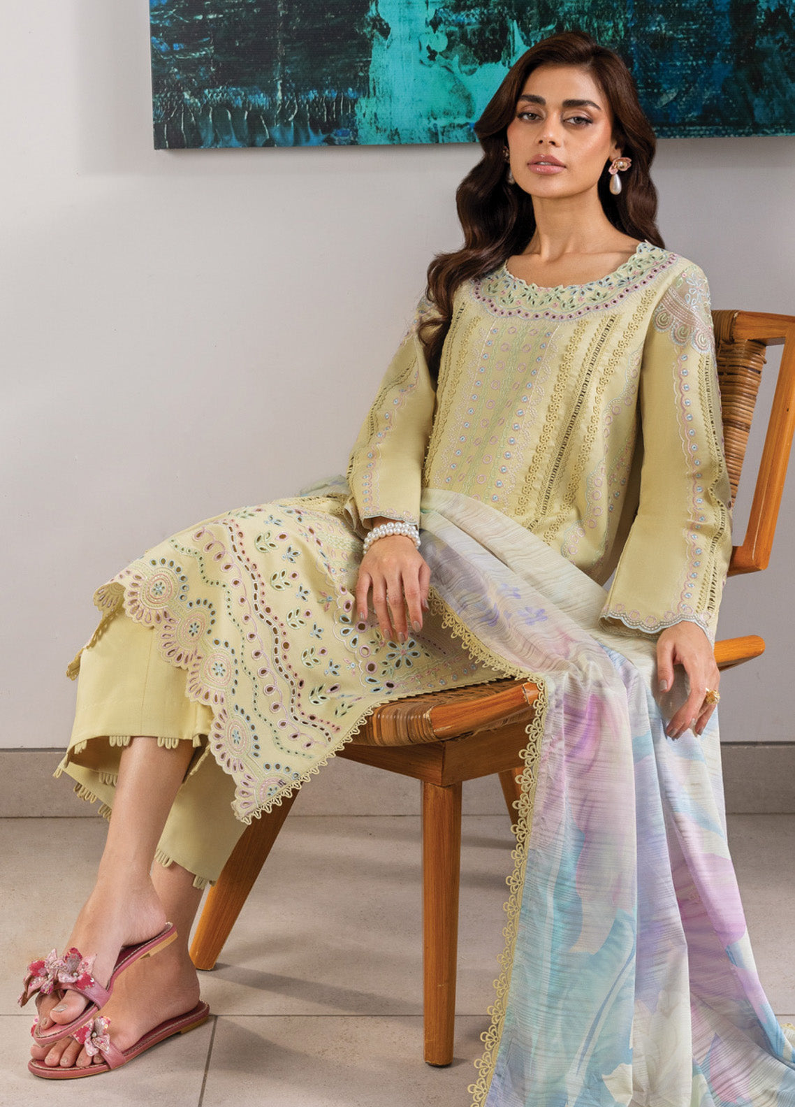 Carnation By Rang Rasiya Embroidered Lawn 3 Piece Unstitched Suit RR25CLFE D-09 NORA Carnation By Rang Rasiya Embroidered Lawn 3 Piece Unstitched Suit RR25CLFE D-09 NORA