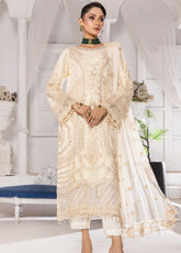 Celeste By Schick Embroidered Chiffon 3 Piece Semi Stitched Suit SDH25CLC AT-03