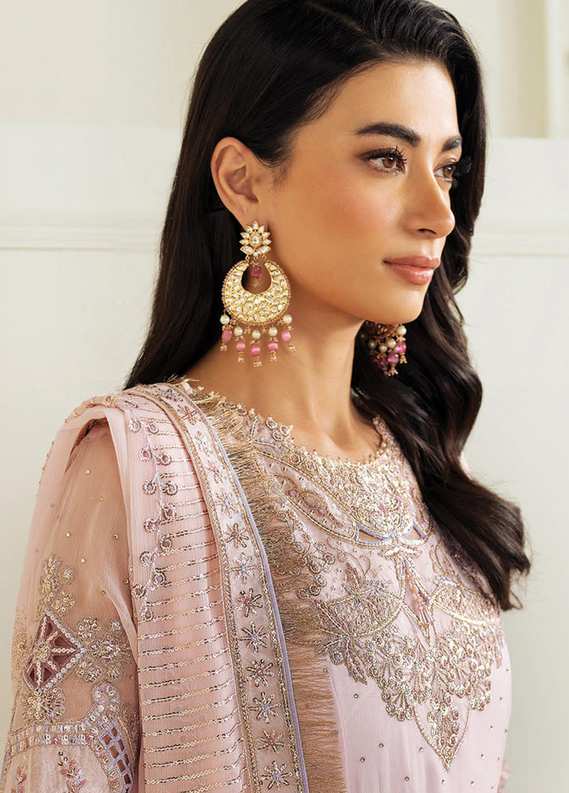 Celine By Alizeh Embroidered Chiffon 3 Piece Unstitched Suit AF25C D-8006 IZNA Celine By Alizeh Embroidered Chiffon 3 Piece Unstitched Suit AF25C D-8006 IZNA