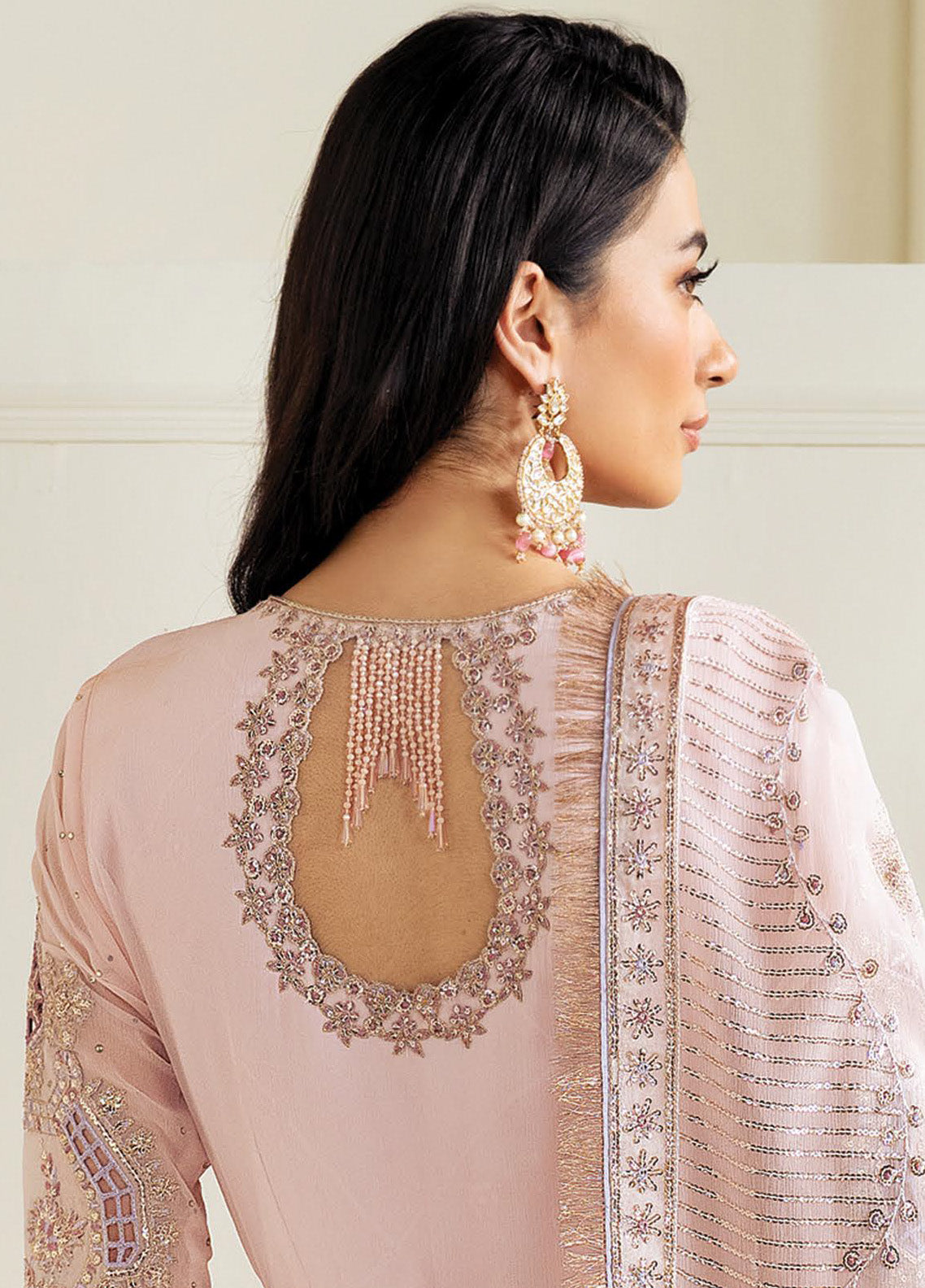 Celine By Alizeh Embroidered Chiffon 3 Piece Unstitched Suit AF25C D-8006 IZNA Celine By Alizeh Embroidered Chiffon 3 Piece Unstitched Suit AF25C D-8006 IZNA