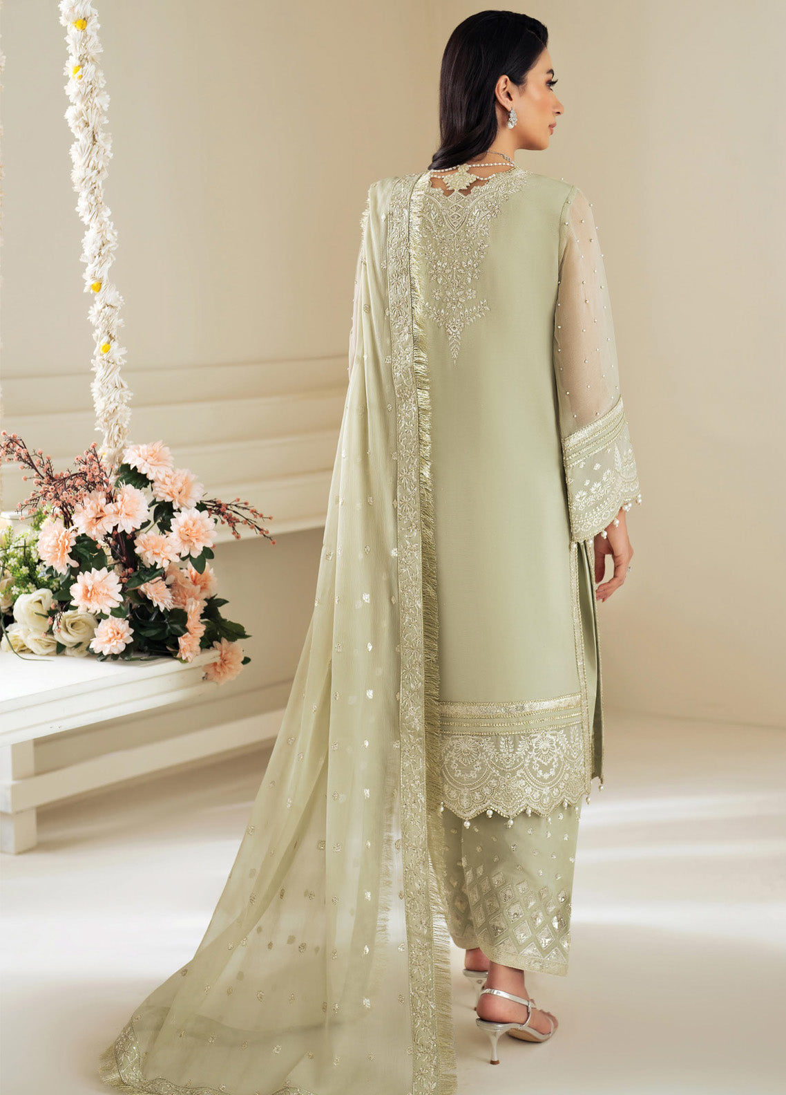 Celine By Alizeh Embroidered Chiffon 3 Piece Unstitched Suit AF25C D-8008 NEO Celine By Alizeh Embroidered Chiffon 3 Piece Unstitched Suit AF25C D-8008 NEO