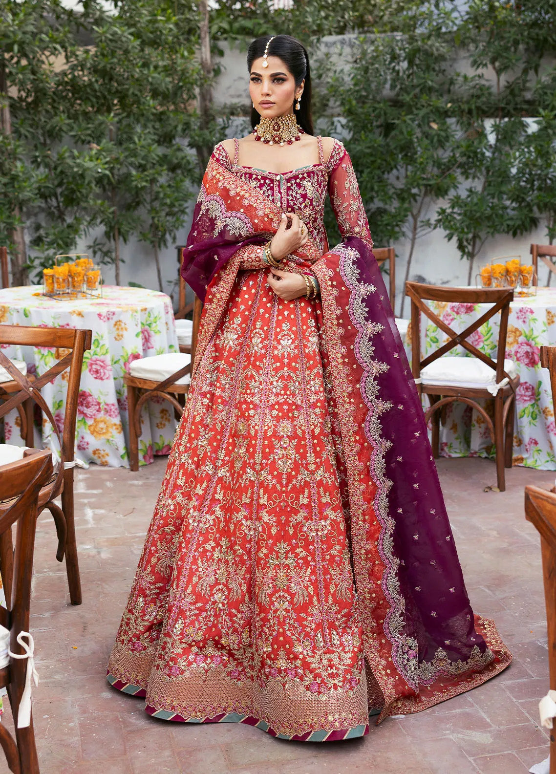 Chaandni By Gulaal Embroidered Net 4 Piece Unstitched Suit GL24CH D-01 SHABNAM Chaandni By Gulaal Embroidered Net 4 Piece Unstitched Suit GL24CH D-01 SHABNAM