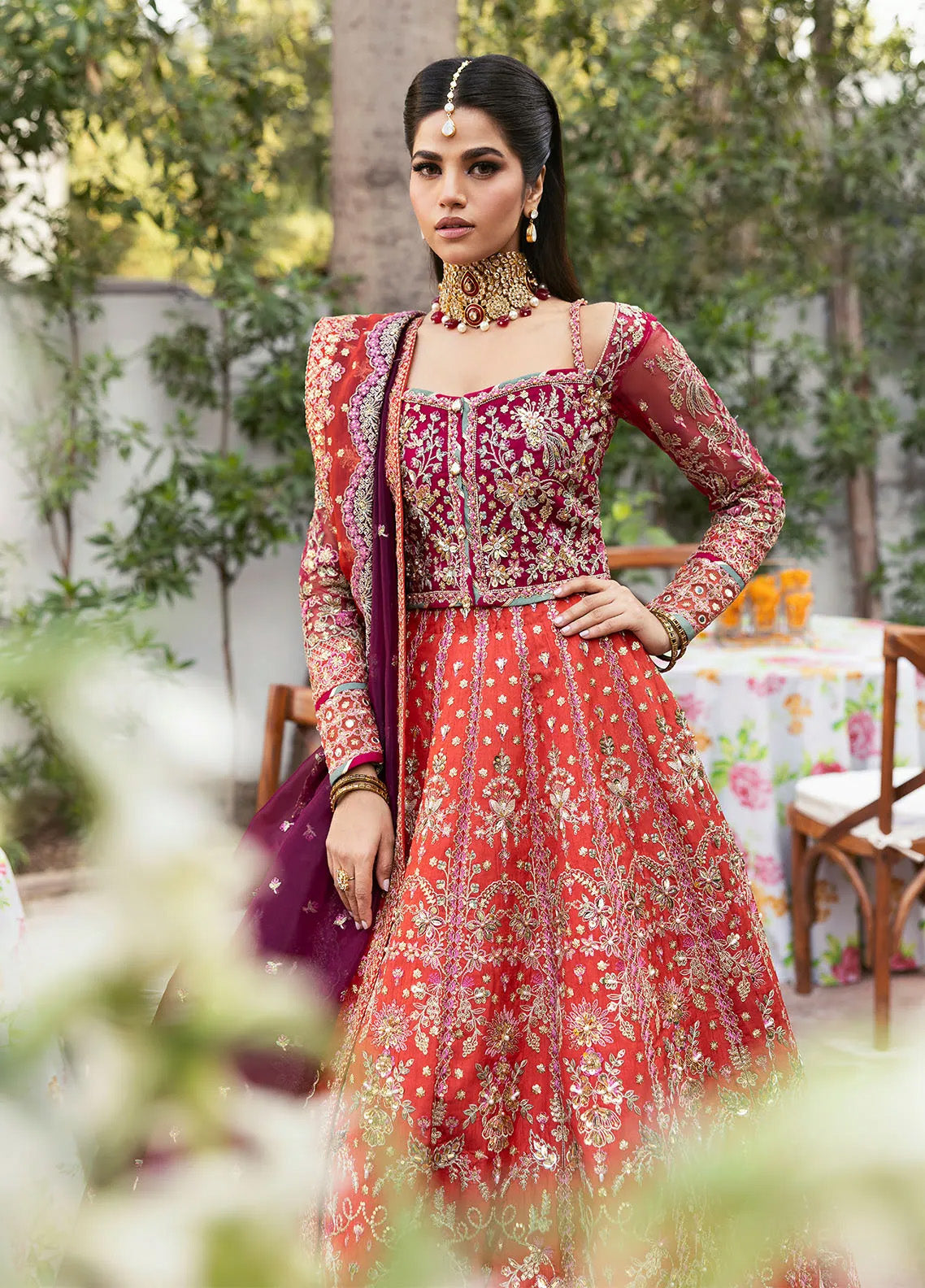 Chaandni By Gulaal Embroidered Net 4 Piece Unstitched Suit GL24CH D-01 SHABNAM Chaandni By Gulaal Embroidered Net 4 Piece Unstitched Suit GL24CH D-01 SHABNAM