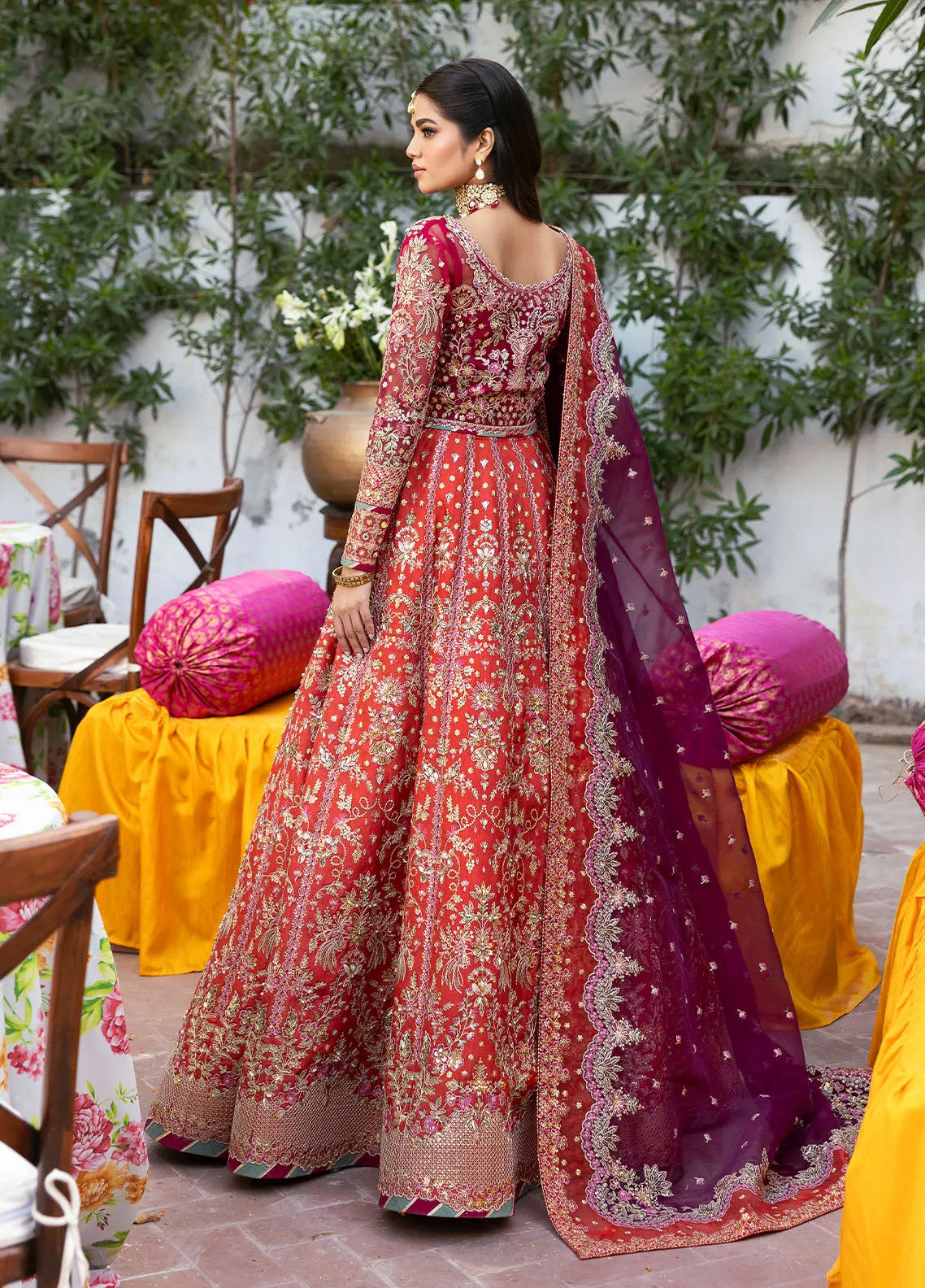 Chaandni By Gulaal Embroidered Net 4 Piece Unstitched Suit GL24CH D-01 SHABNAM Chaandni By Gulaal Embroidered Net 4 Piece Unstitched Suit GL24CH D-01 SHABNAM