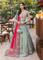 Chaandni By Gulaal Embroidered Net 4 Piece Unstitched Suit GL24CH D-02 SHANAYA