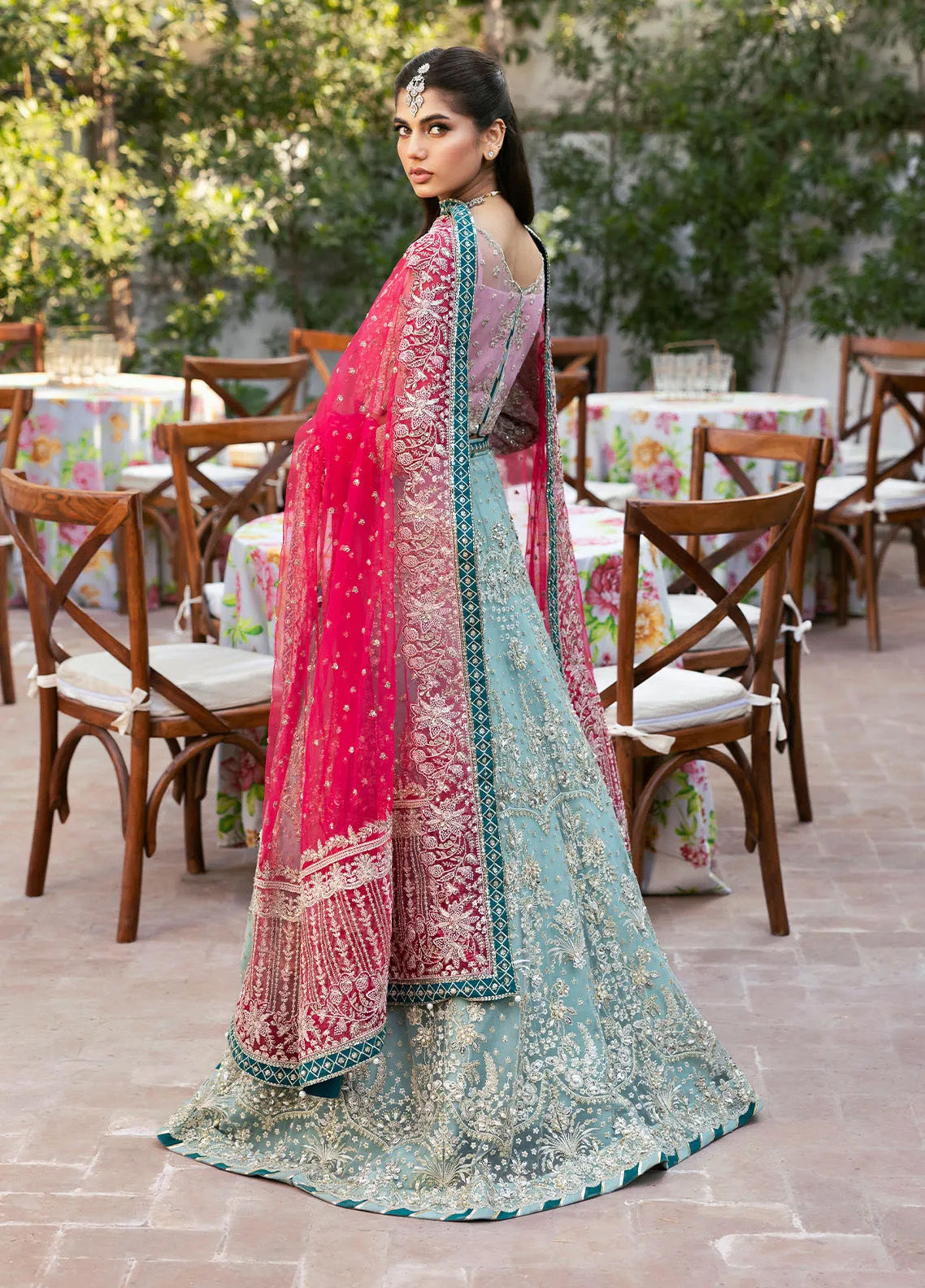 Chaandni By Gulaal Embroidered Net 4 Piece Unstitched Suit GL24CH D-02 SHANAYA Chaandni By Gulaal Embroidered Net 4 Piece Unstitched Suit GL24CH D-02 SHANAYA