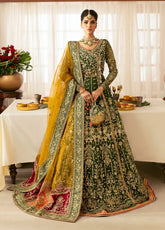 Chaandni By Gulaal Embroidered Net 4 Piece Unstitched Suit GL24CH D-04 MAAHRU