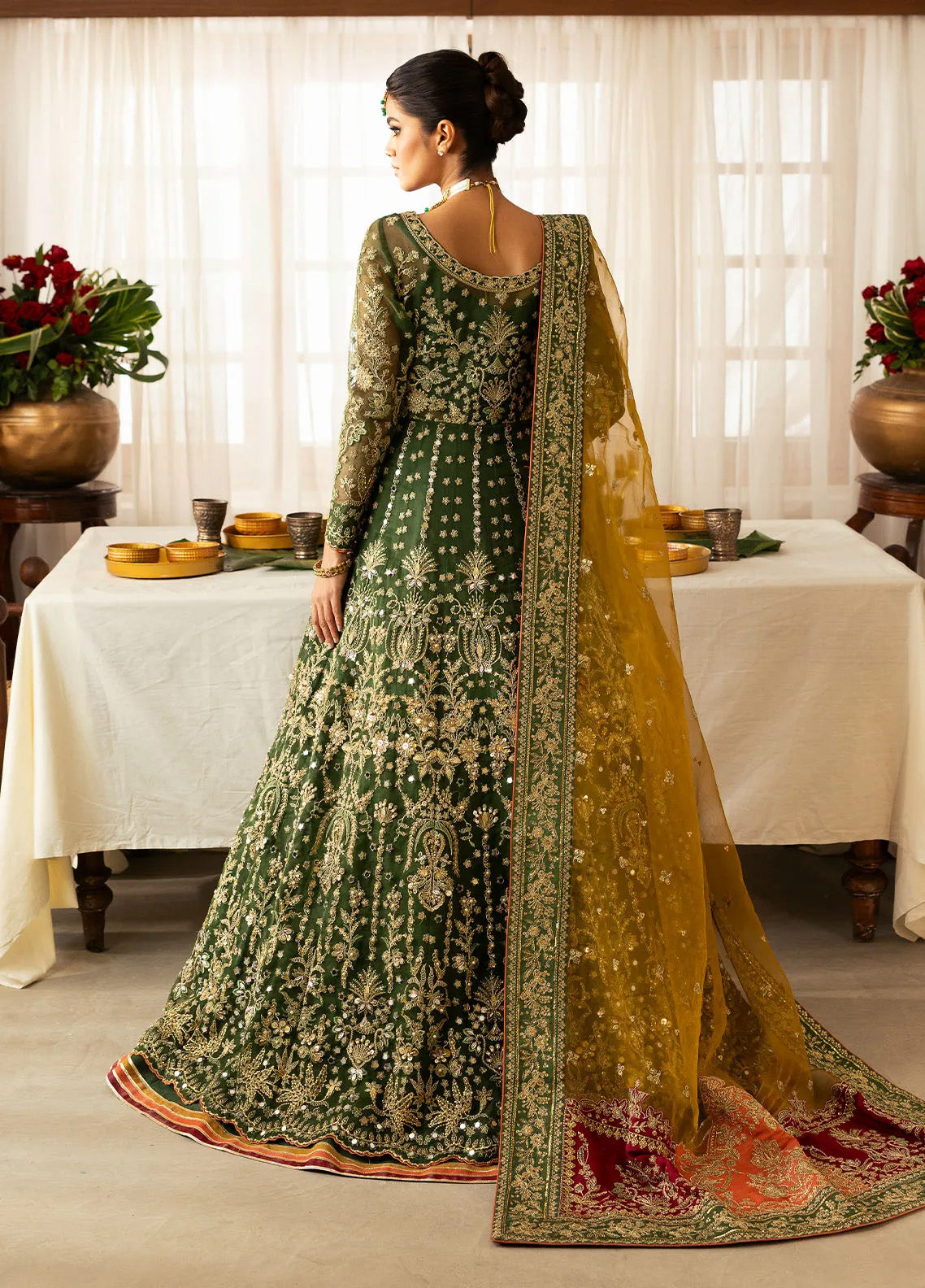 Chaandni By Gulaal Embroidered Net 4 Piece Unstitched Suit GL24CH D-04 MAAHRU Chaandni By Gulaal Embroidered Net 4 Piece Unstitched Suit GL24CH D-04 MAAHRU