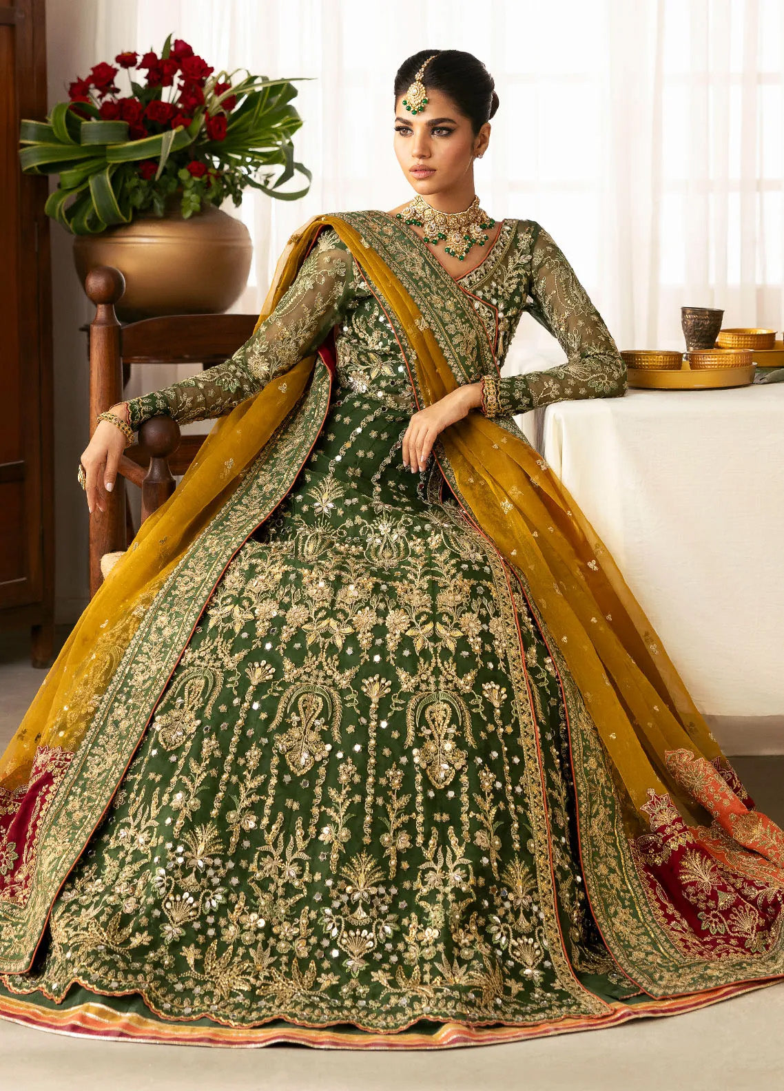 Chaandni By Gulaal Embroidered Net 4 Piece Unstitched Suit GL24CH D-04 MAAHRU Chaandni By Gulaal Embroidered Net 4 Piece Unstitched Suit GL24CH D-04 MAAHRU