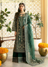 Chaandni By Gulaal Embroidered Net 4 Piece Unstitched Suit GL24CH D-07 ZAYRA