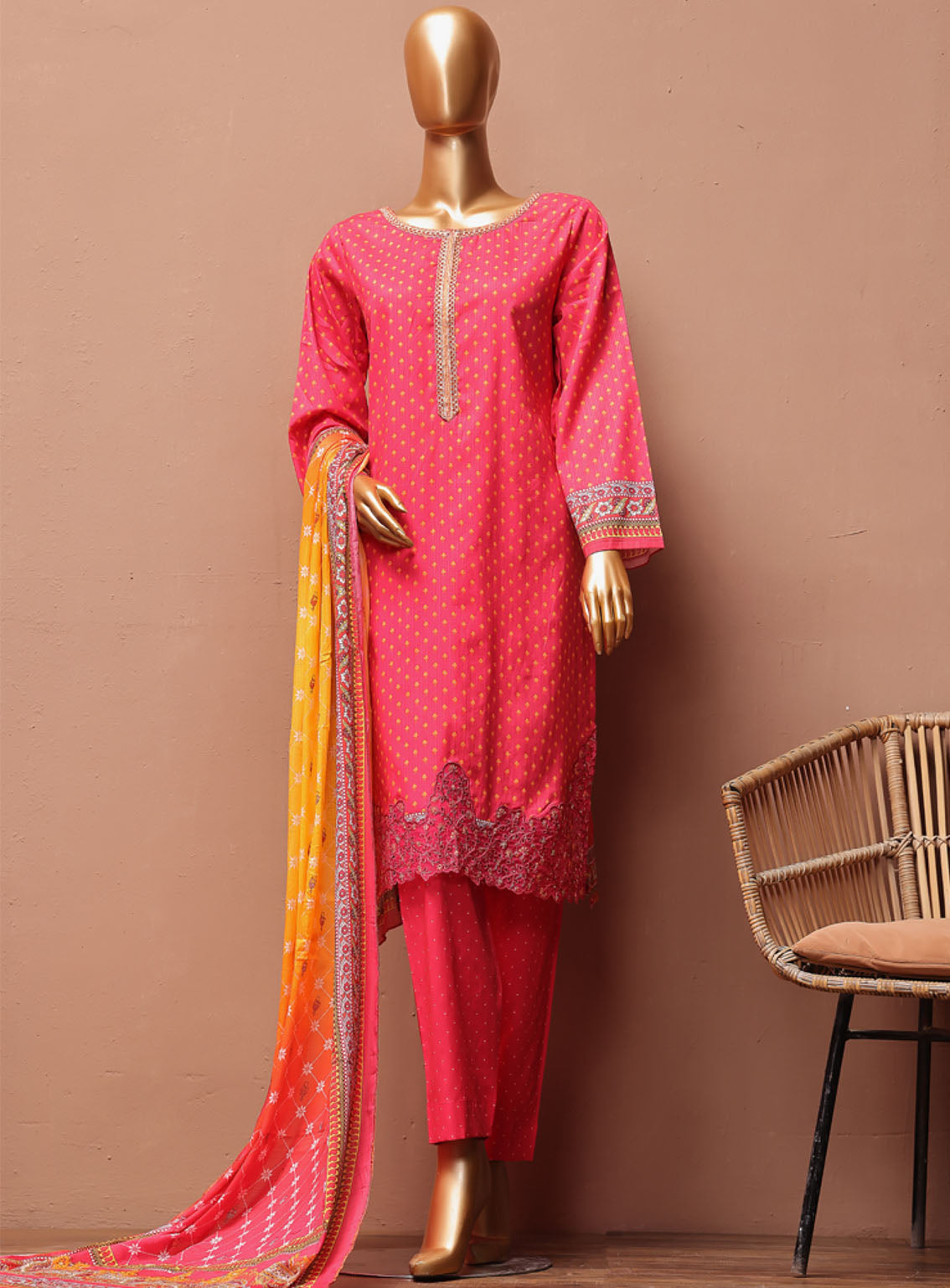 Chahat By Aifa Embroidered Lawn 3 Piece Unstitched Suit AI24C AF-CH-24703 Chahat By Aifa Embroidered Lawn 3 Piece Unstitched Suit AI24C AF-CH-24703