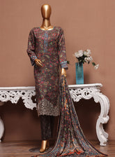 Chahat By Aifa Embroidered Lawn 3 Piece Unstitched Suit AI24C AF-CH-24708