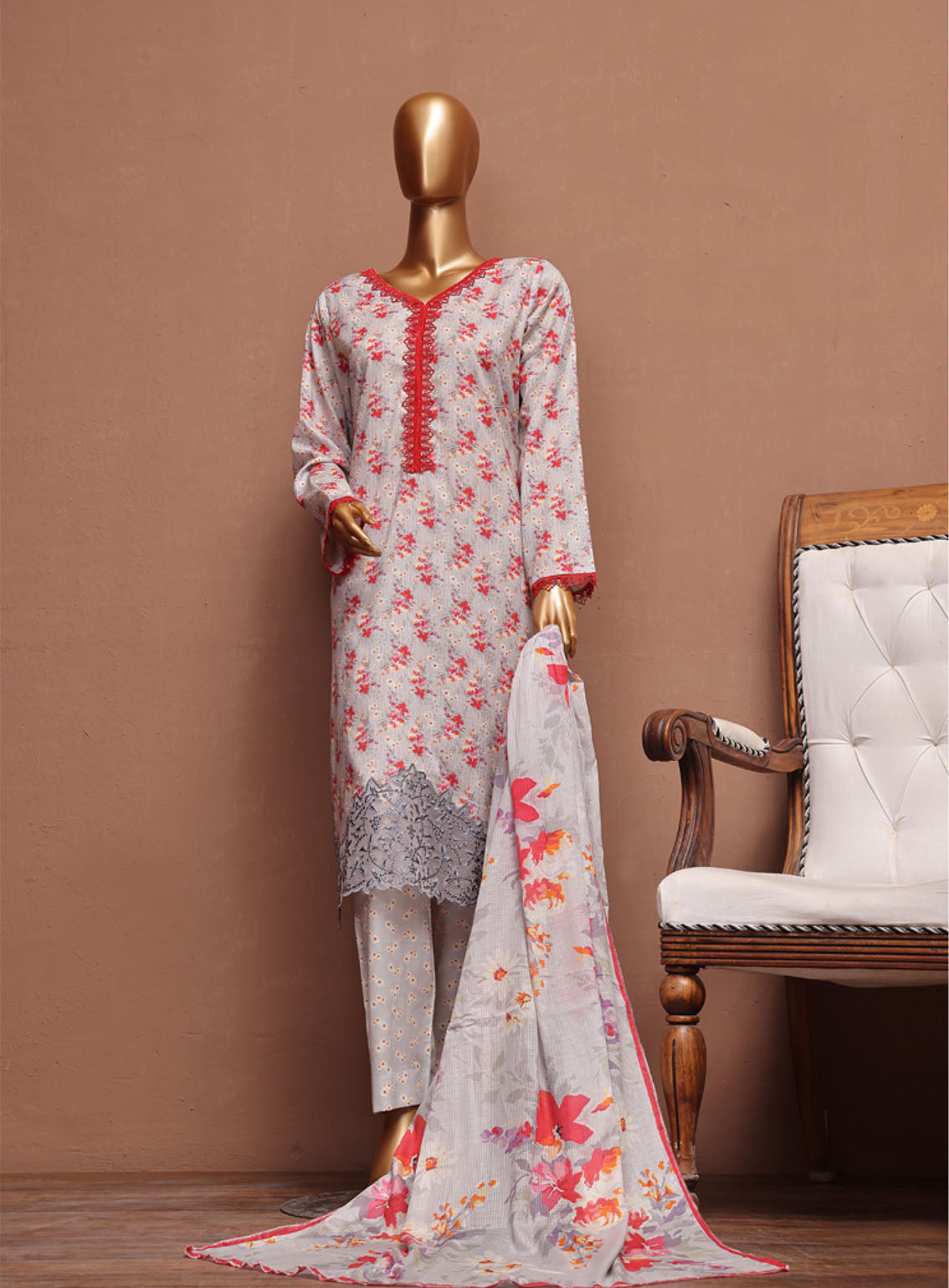 Chahat By Aifa Embroidered Lawn 3 Piece Unstitched Suit AI24C AF-CH-24711 Chahat By Aifa Embroidered Lawn 3 Piece Unstitched Suit AI24C AF-CH-24711