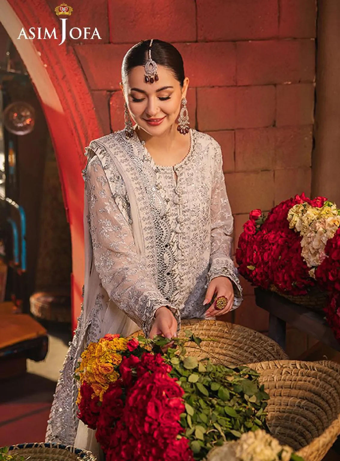 Chamkeeli By Asim Jofa Luminous Luxe Festive Embroidered Chiffon 3 Piece Unstitched Suit AJ24CF AJKK-06 Chamkeeli By Asim Jofa Luminous Luxe Festive Embroidered Chiffon 3 Piece Unstitched Suit AJ24CF AJKK-06