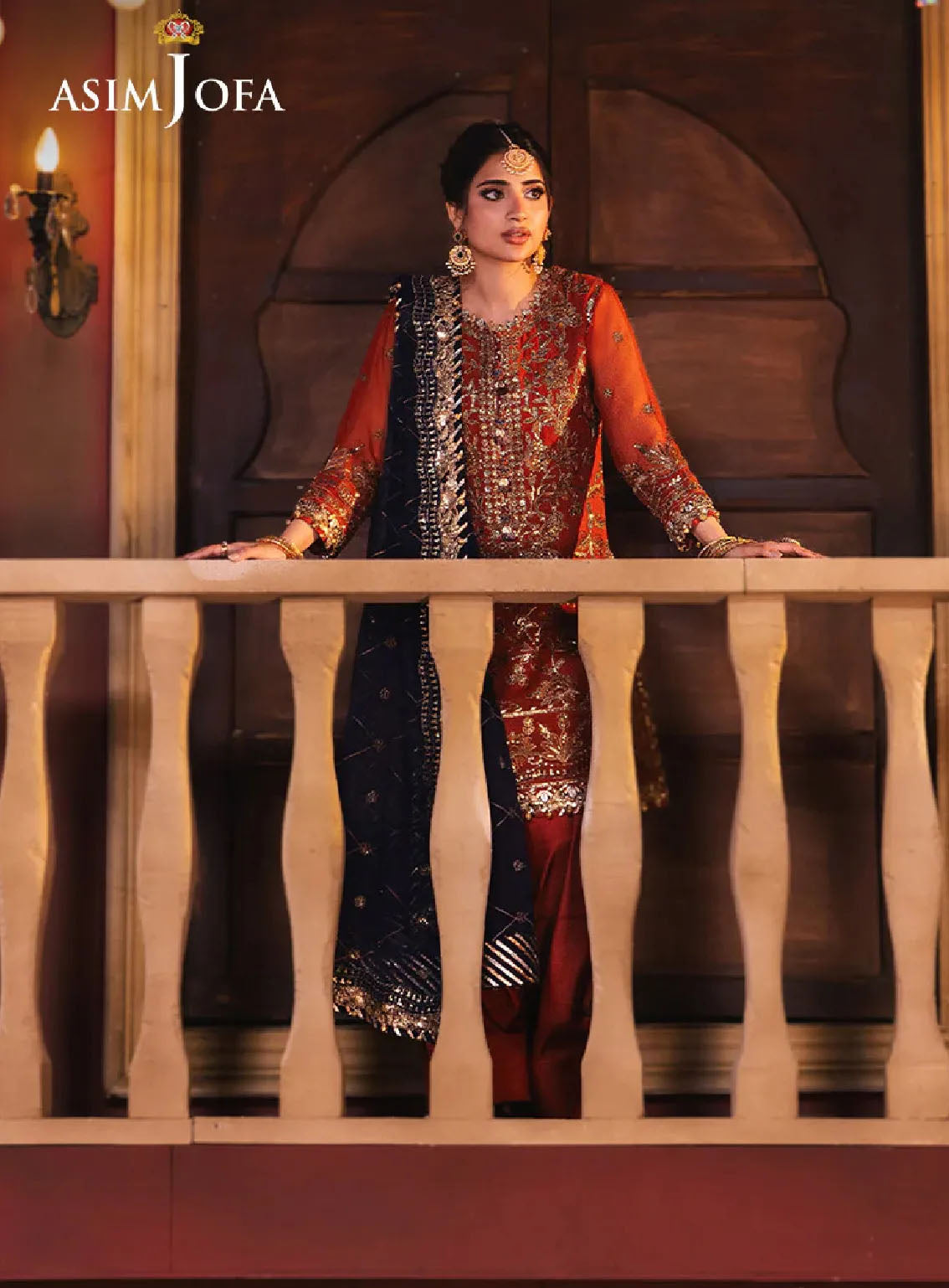 Chamkeeli By Asim Jofa Luminous Luxe Festive Embroidered Chiffon 3 Piece Unstitched Suit AJ24CF AJKK-10 Chamkeeli By Asim Jofa Luminous Luxe Festive Embroidered Chiffon 3 Piece Unstitched Suit AJ24CF AJKK-10