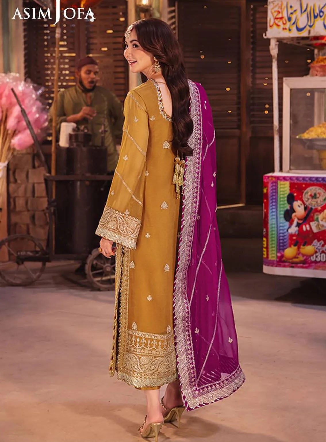 Chamkeeli By Asim Jofa Luminous Luxe Festive Embroidered Chiffon 3 Piece Unstitched Suit AJ24CF AJKK-12 Chamkeeli By Asim Jofa Luminous Luxe Festive Embroidered Chiffon 3 Piece Unstitched Suit AJ24CF AJKK-12