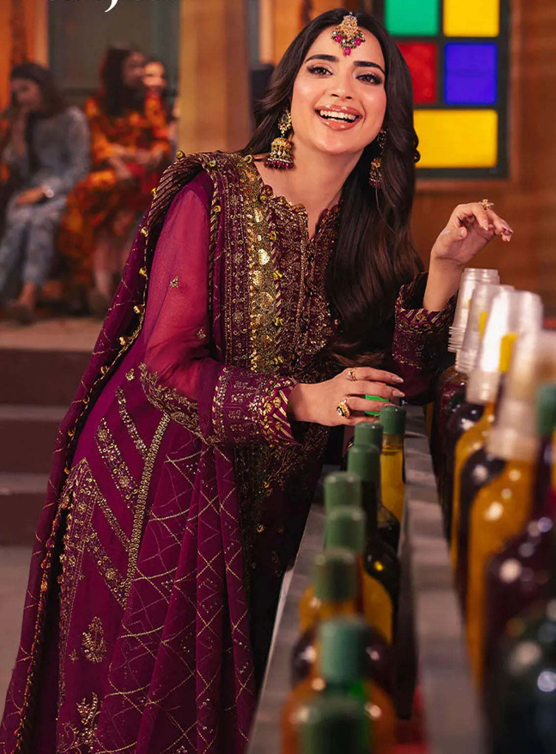 Chamkeeli By Asim Jofa Luminous Luxe Festive Embroidered Chiffon 3 Piece Unstitched Suit AJ24CF AJKK-18 Chamkeeli By Asim Jofa Luminous Luxe Festive Embroidered Chiffon 3 Piece Unstitched Suit AJ24CF AJKK-18