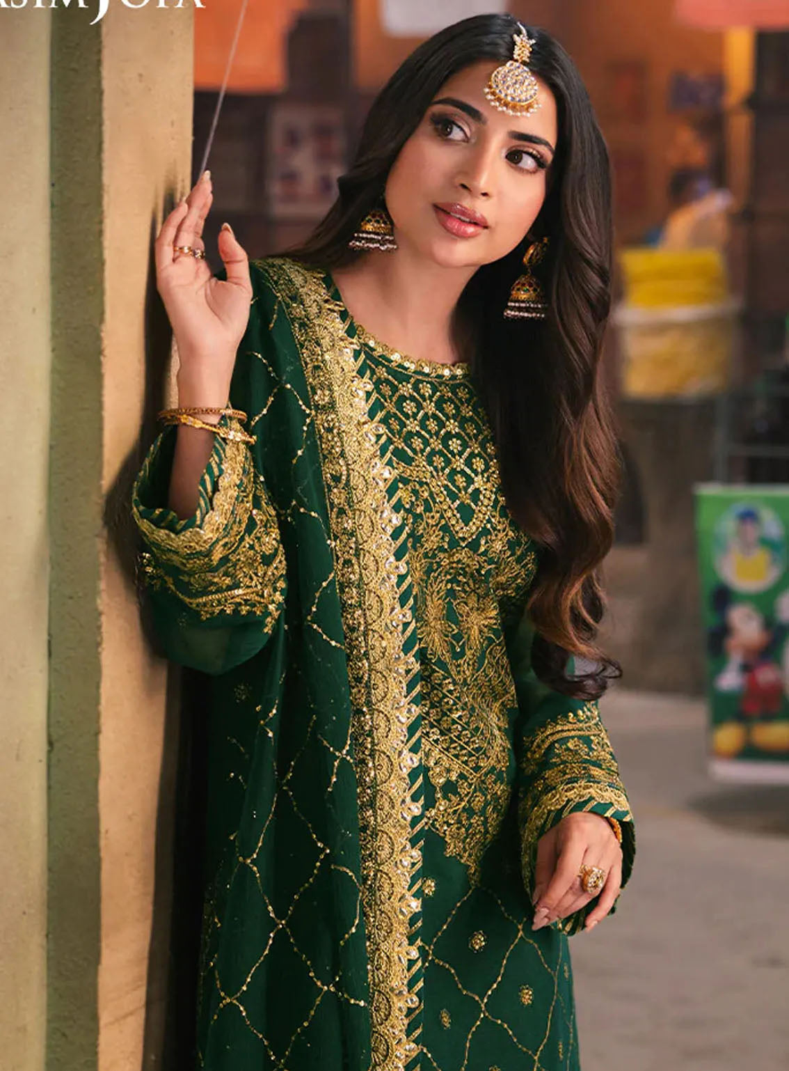 Chamkeeli By Asim Jofa Luminous Luxe Festive Embroidered Chiffon 3 Piece Unstitched Suit AJ24CF AJKK-22 Chamkeeli By Asim Jofa Luminous Luxe Festive Embroidered Chiffon 3 Piece Unstitched Suit AJ24CF AJKK-22