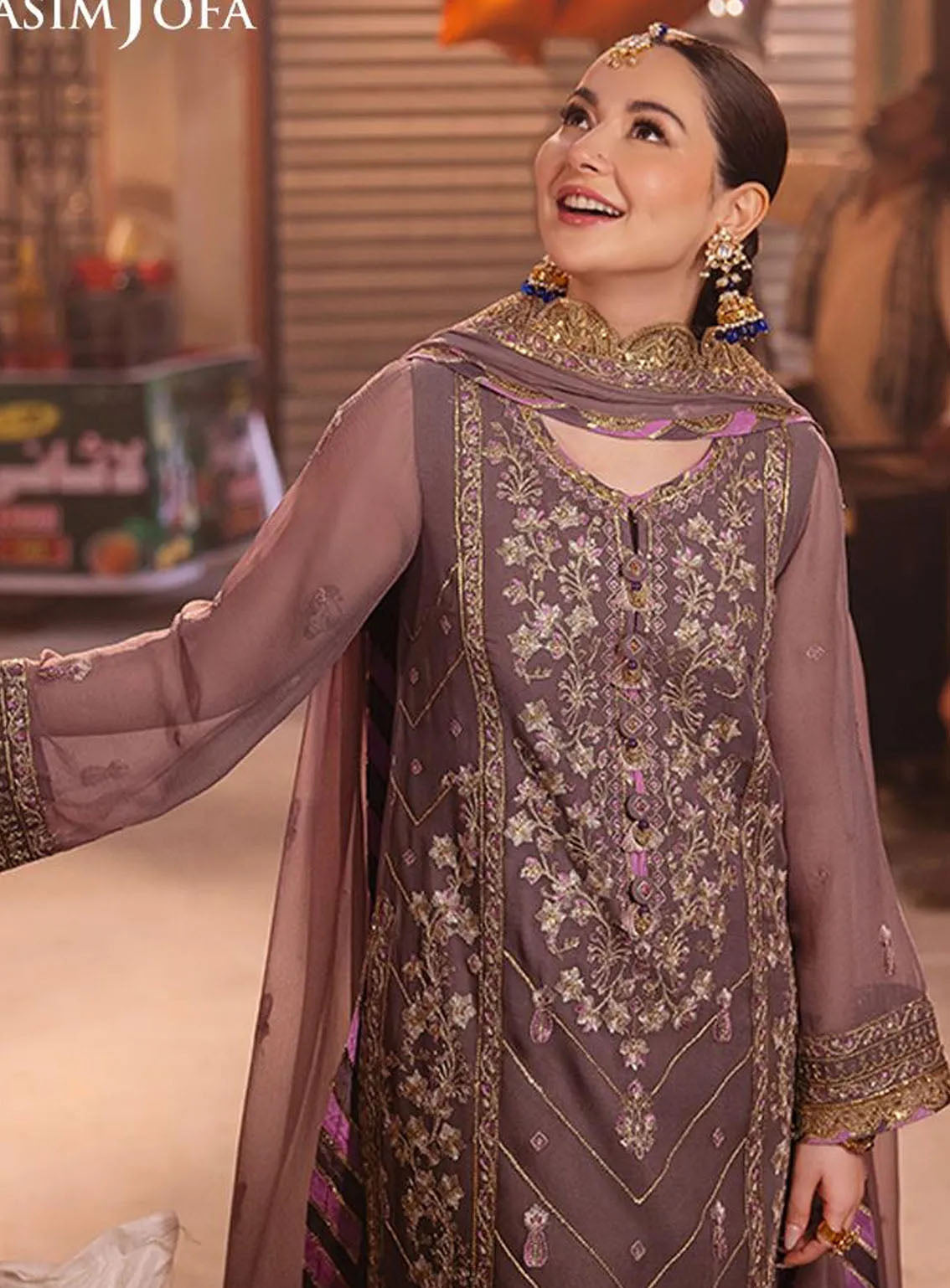 Chamkeeli By Asim Jofa Luminous Luxe Festive Embroidered Chiffon 3 Piece Unstitched Suit AJ24CF AJKK-29 Chamkeeli By Asim Jofa Luminous Luxe Festive Embroidered Chiffon 3 Piece Unstitched Suit AJ24CF AJKK-29