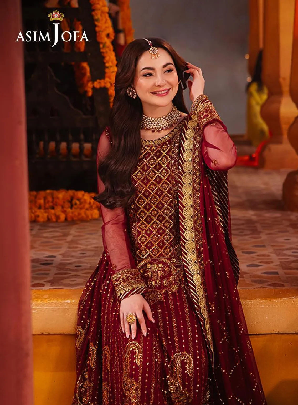 Chamkeeli By Asim Jofa Luminous Luxe Festive Embroidered Net 3 Piece Unstitched Suit AJ24CF AJKK-13 Chamkeeli By Asim Jofa Luminous Luxe Festive Embroidered Net 3 Piece Unstitched Suit AJ24CF AJKK-13