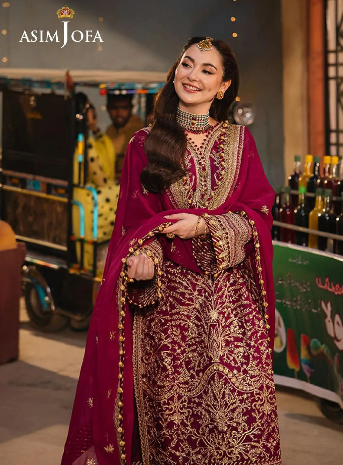 Chamkeeli By Asim Jofa Luminous Luxe Festive Embroidered Silk 3 Piece Unstitched Suit AJ24CF AJKK-03 Chamkeeli By Asim Jofa Luminous Luxe Festive Embroidered Silk 3 Piece Unstitched Suit AJ24CF AJKK-03
