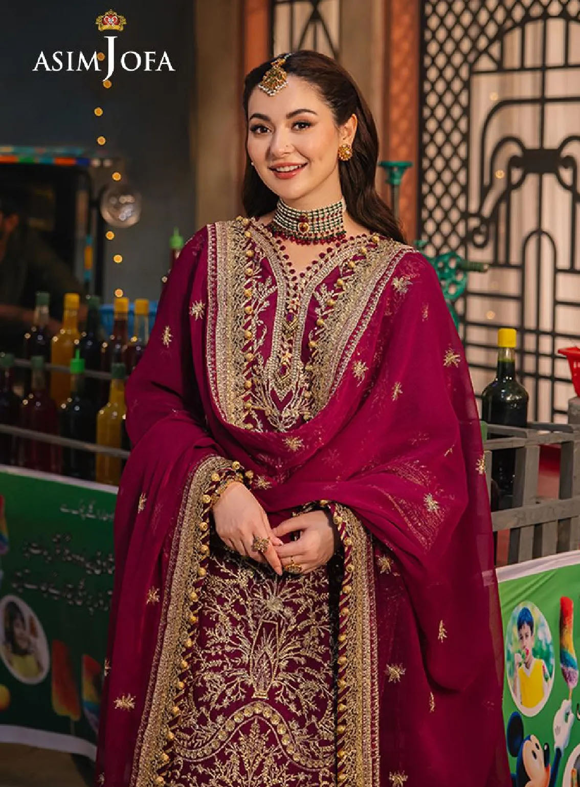 Chamkeeli By Asim Jofa Luminous Luxe Festive Embroidered Silk 3 Piece Unstitched Suit AJ24CF AJKK-03 Chamkeeli By Asim Jofa Luminous Luxe Festive Embroidered Silk 3 Piece Unstitched Suit AJ24CF AJKK-03
